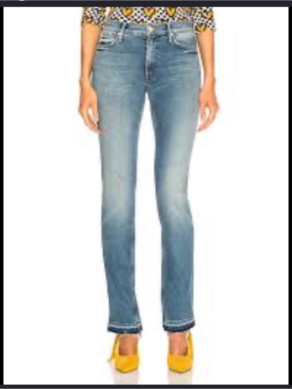 MOTHER Rascal Slit Hem Undone Jeans - Picture 2 of 8